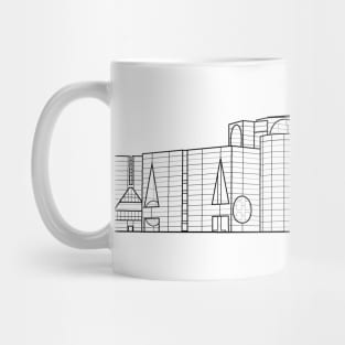 Louis Kahn • National Parliament House • Dhaka, Bangladesh Mug